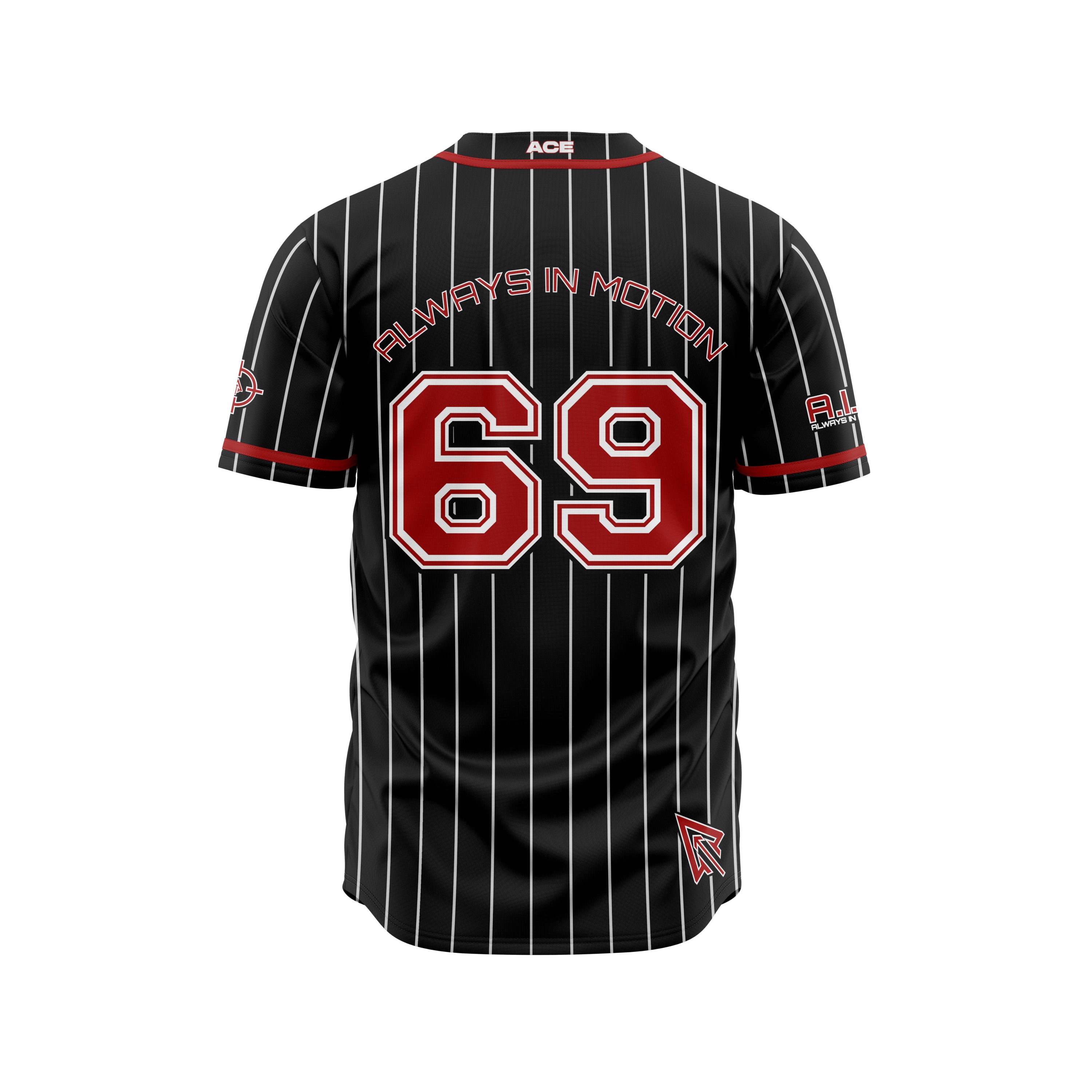 AIM Pro Jersey - Black & Red