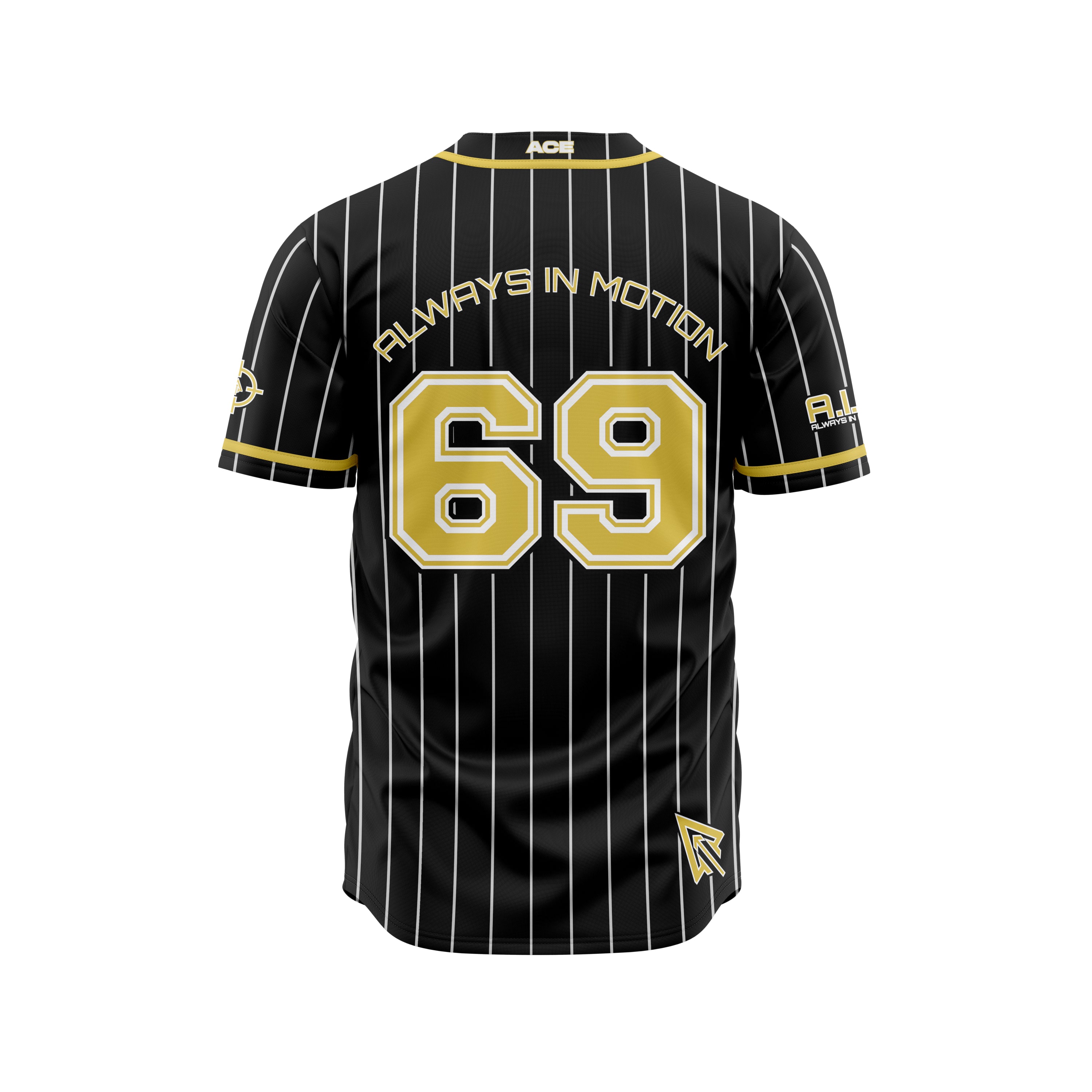 AIM Pro Jersey - Black & Yellow